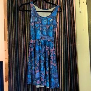 Cute owl skater dress